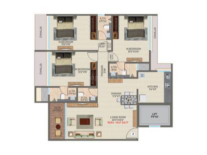 VIR Paradise – 764sqft